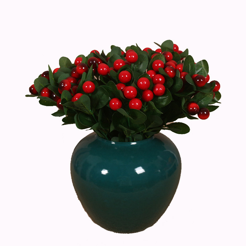 仿真富贵果假过年摆件新年年春节喜庆发财红色仿真水果