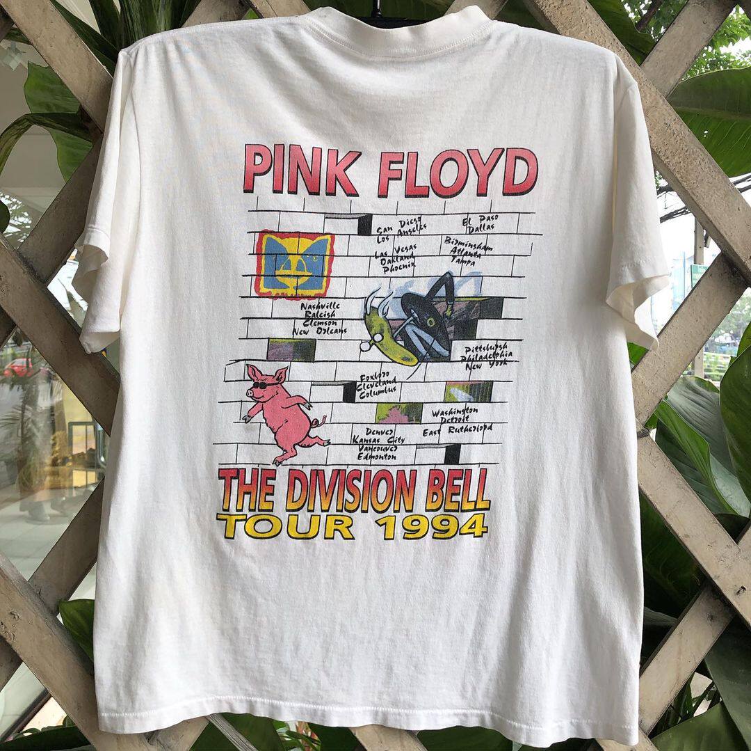 pinkfloyd平克弗洛伊德摇滚乐队周边白鬼vintage高街男女t恤