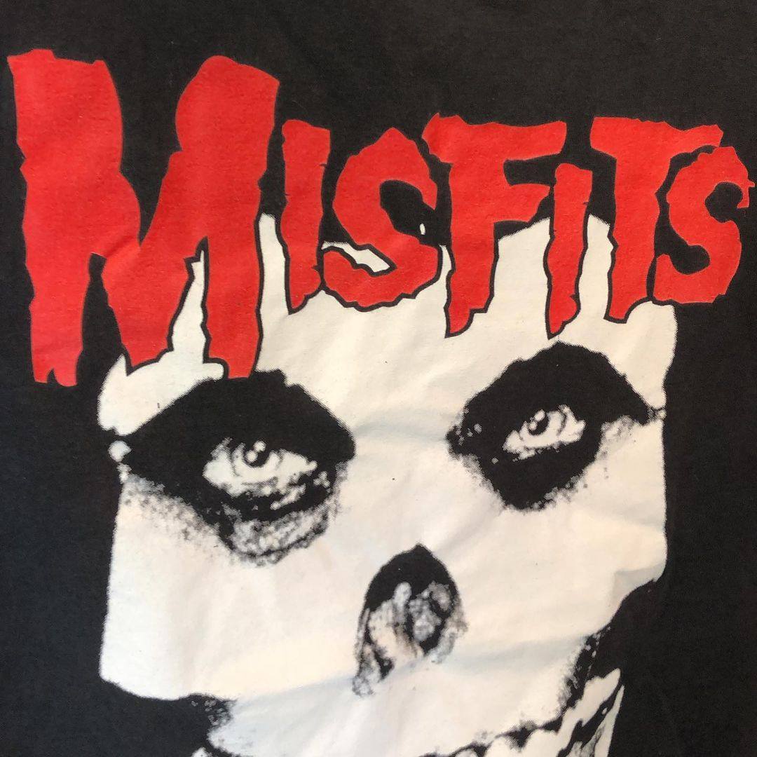 themisfits重金属摇滚乐队欧美男女街头骷髅头短短袖t恤