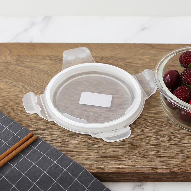 振兴圆形玻璃保鲜盒高硼硅微波炉冰箱饭盒专用保鲜盒