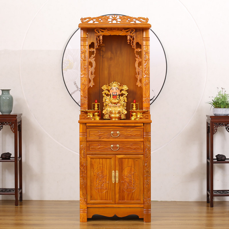 佛龛实拍佛柜