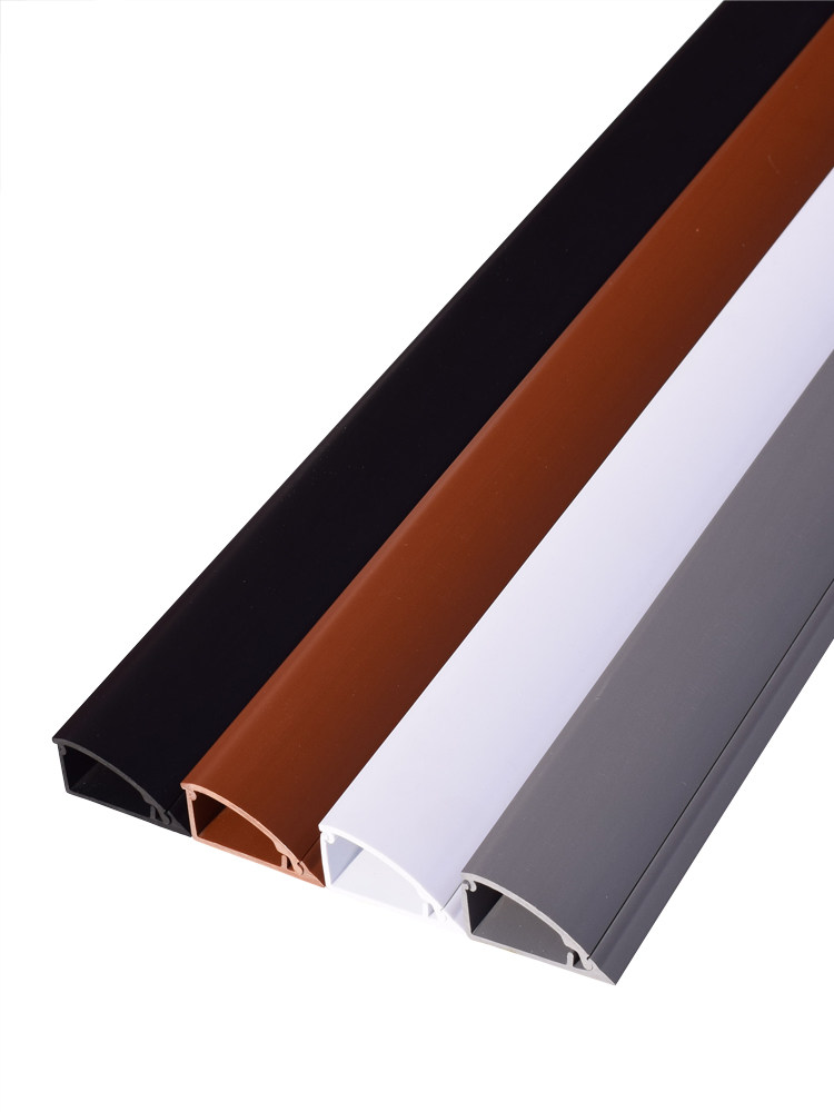 pvc新料墙角明装三角直角阴角踢脚家用隐形配线槽