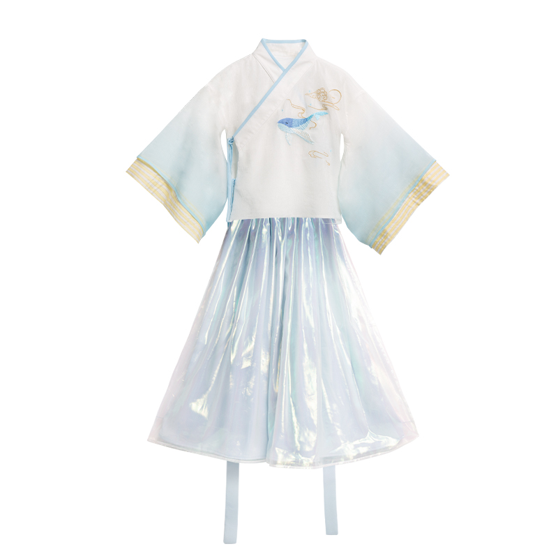 西子问儿童汉服中国风童装女童唐装宝宝汉服周岁礼服古装秋若水