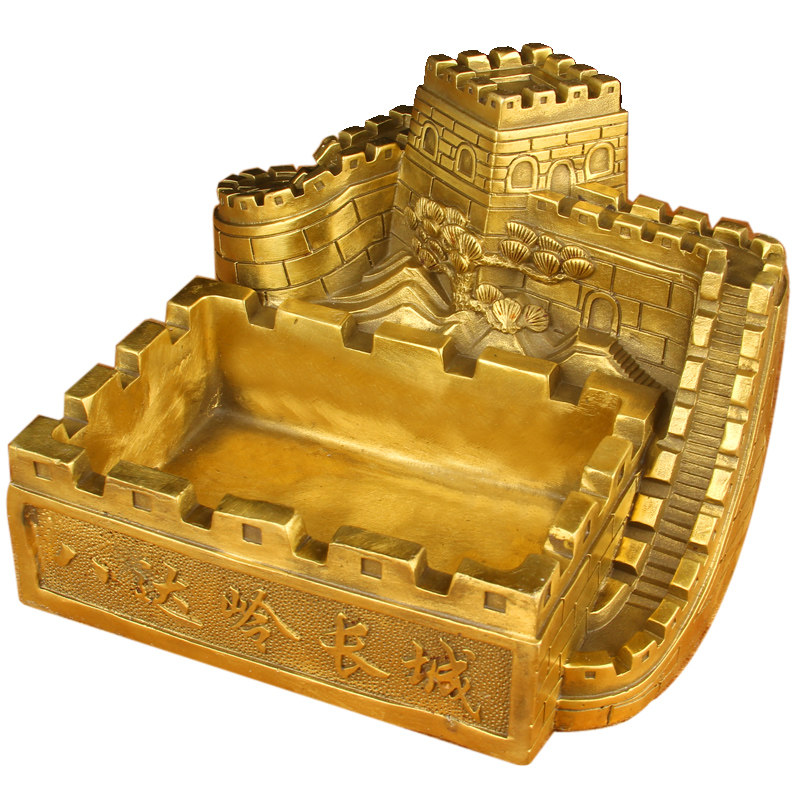 摆件烟缸笔筒万里长城创意长城摆件