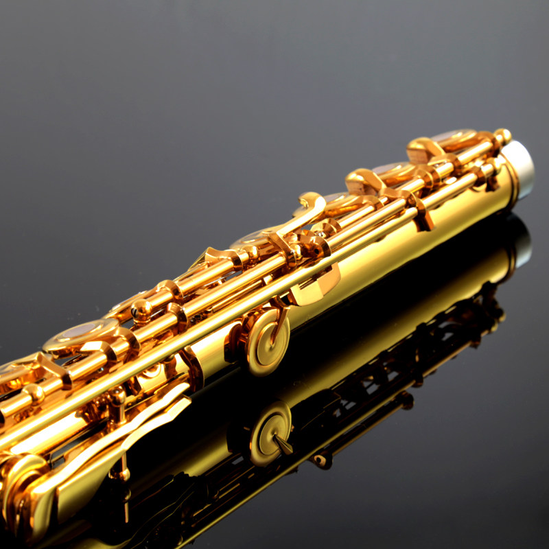 德国roffee 长笛17开闭孔两用镍银管18k镀金长笛乐器演奏考级