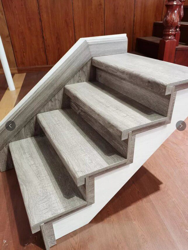 楼梯踏步复合鸥兔强化地板胶合板立板无需打底楼梯踏步板