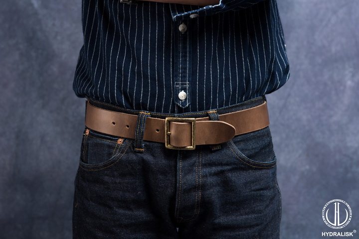 hdk(海觉) 10oz horween(38mm)皮带 腰带 贝克汉姆 rrl vsvm