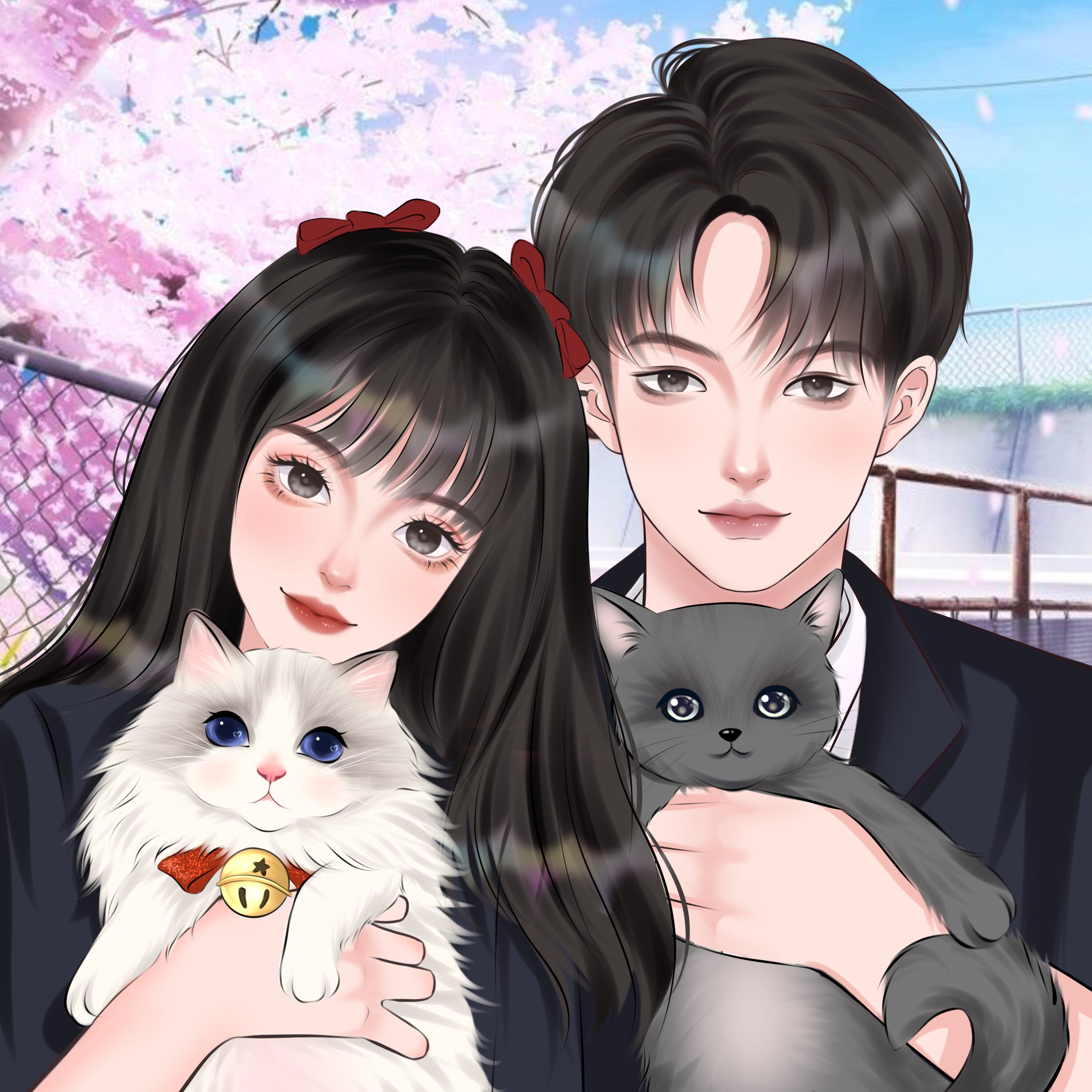 头像照片手绘定制情侣微信动漫画真人卡通约稿手绘真人漫画