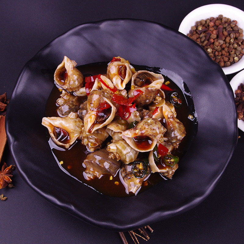 海螺麻辣海鲜罐装即食香辣螺丝肉青岛特产零食下酒菜海鲜私房菜