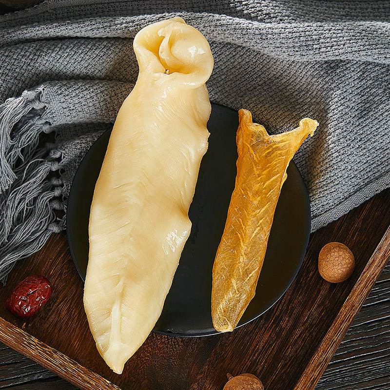 黄花胶干货鱼胶野生正品陈年黄花筒老胶鱼肚补品礼盒非即食鸡汤料