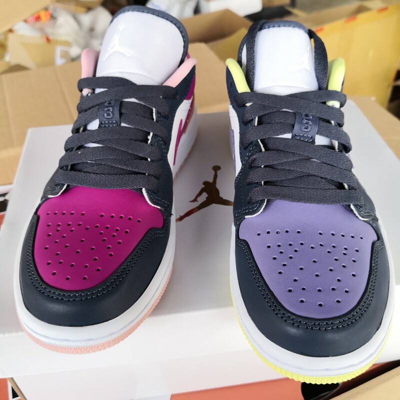 airjordanlowseaj1女子鸳鸯拼接低帮篮球鞋篮球鞋