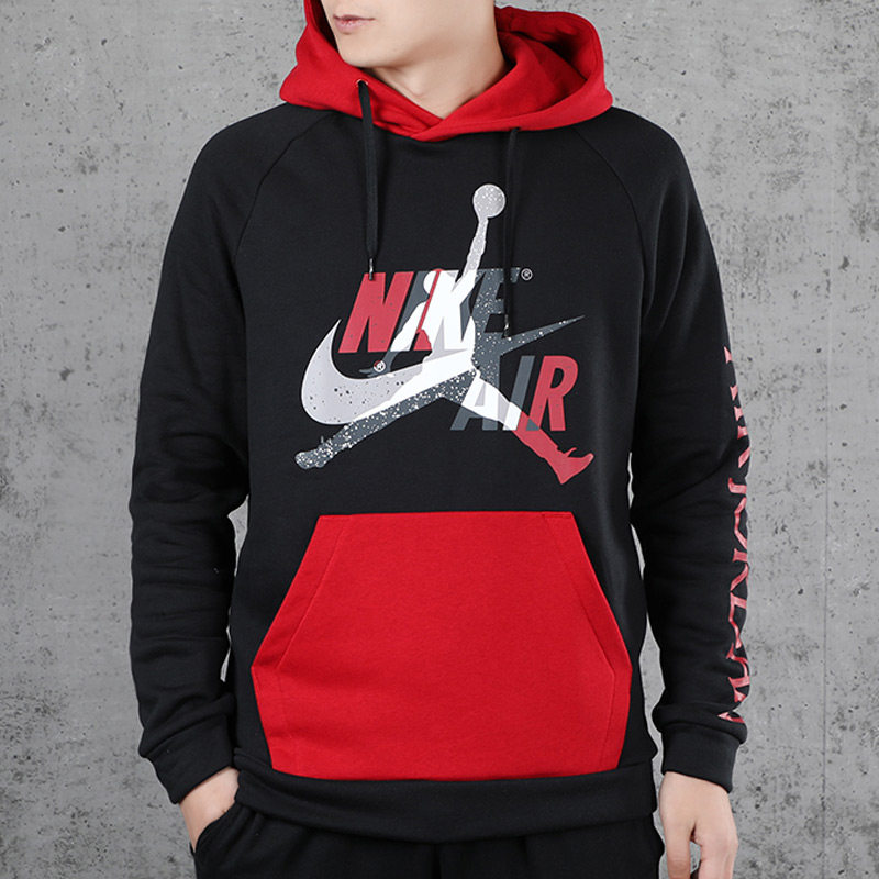 nike耐克运动套装男2020冬季新款aj运动服卫衣加绒外套保暖休闲装