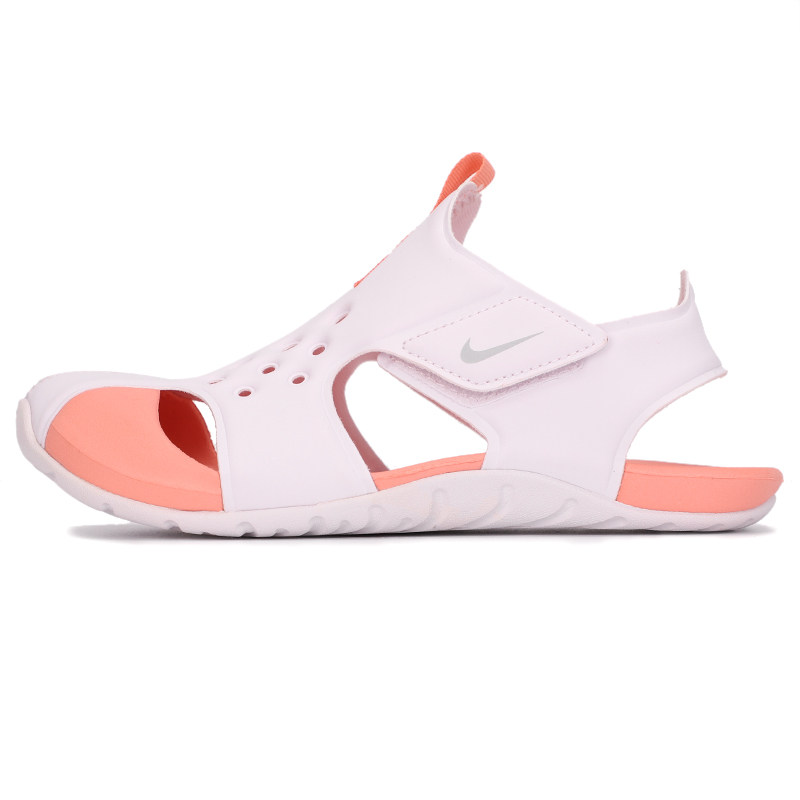 凉鞋nike耐克儿童2021夏季新款女童粉色透气凉鞋