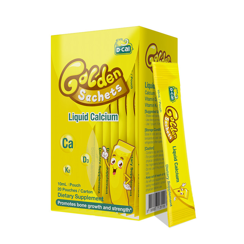 dcal迪巧小黄液体婴幼儿宝宝儿童补钙钙片维生素钙