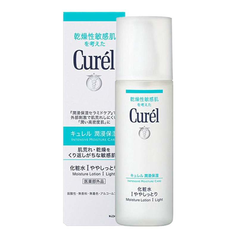日本curel珂润润浸保湿化妆水1号 敏感肌温和滋润补水爽肤水150ml