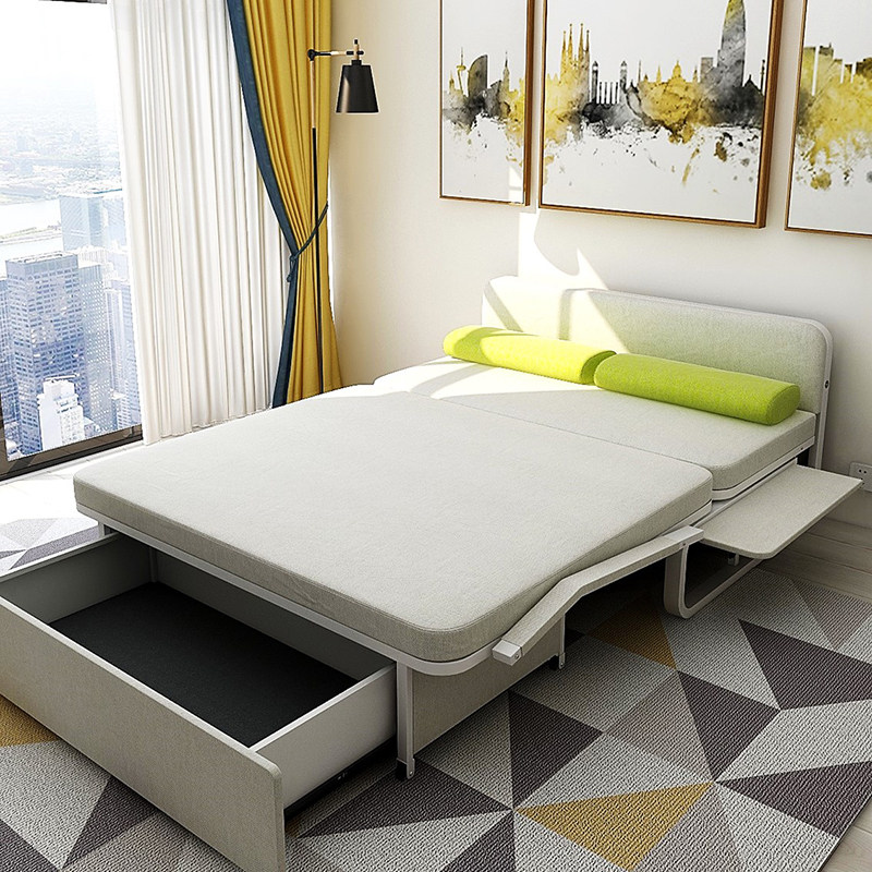 电动沙发床两用可折叠双人智能多功能小户型1.2/1.5/1.8米网红款
