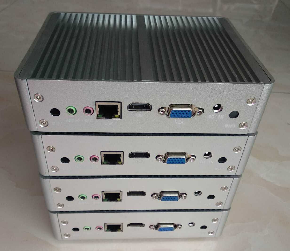 迷你主机占美j1900电脑小主minipc工控机一体机diy一体机