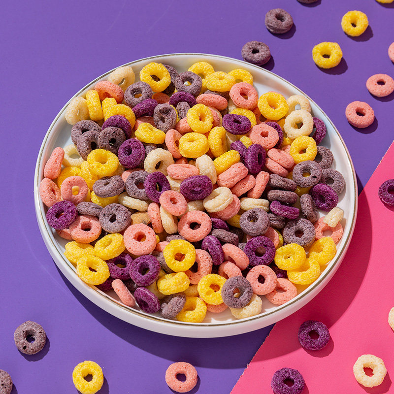 益衡香脆谷物圈脆麦圈可可蜜球即食早餐代餐多谷物麦片