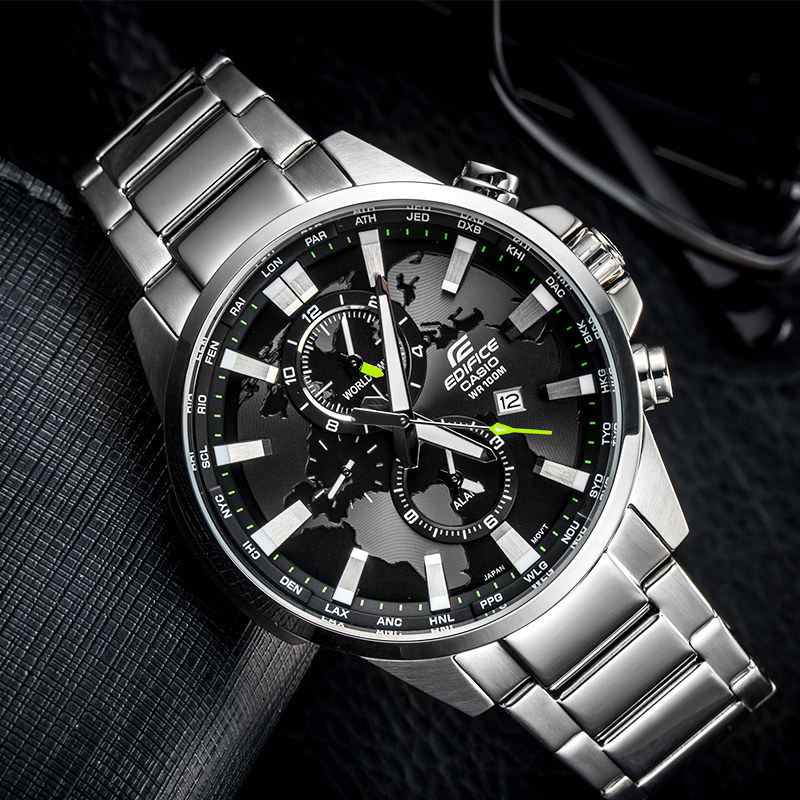 卡西欧手表男 潮流经典休闲防水石英指针表 efr-303d-1a - casio手表