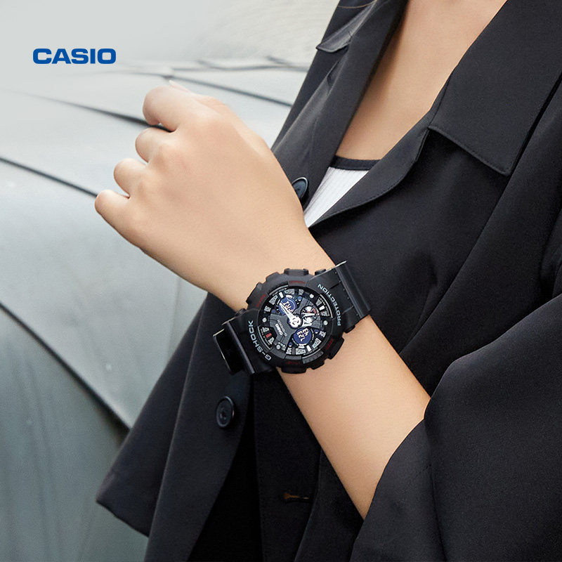 卡西欧旗舰店ga120防水电子学生运动手表男官网官方正品gshock