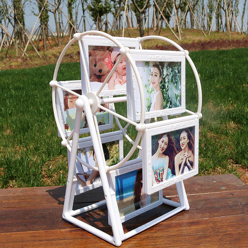 创意diy定制照片风车旋转相框摆台相册生日相框