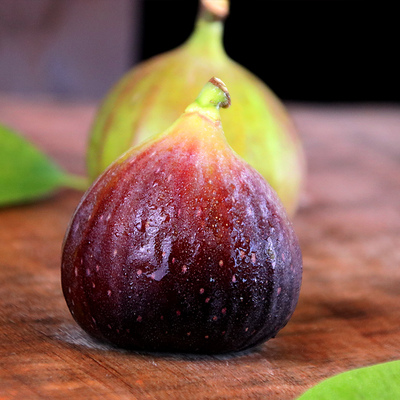 无花果新鲜紫皮红心净果3斤包邮应季水果纯天然老树农家种植