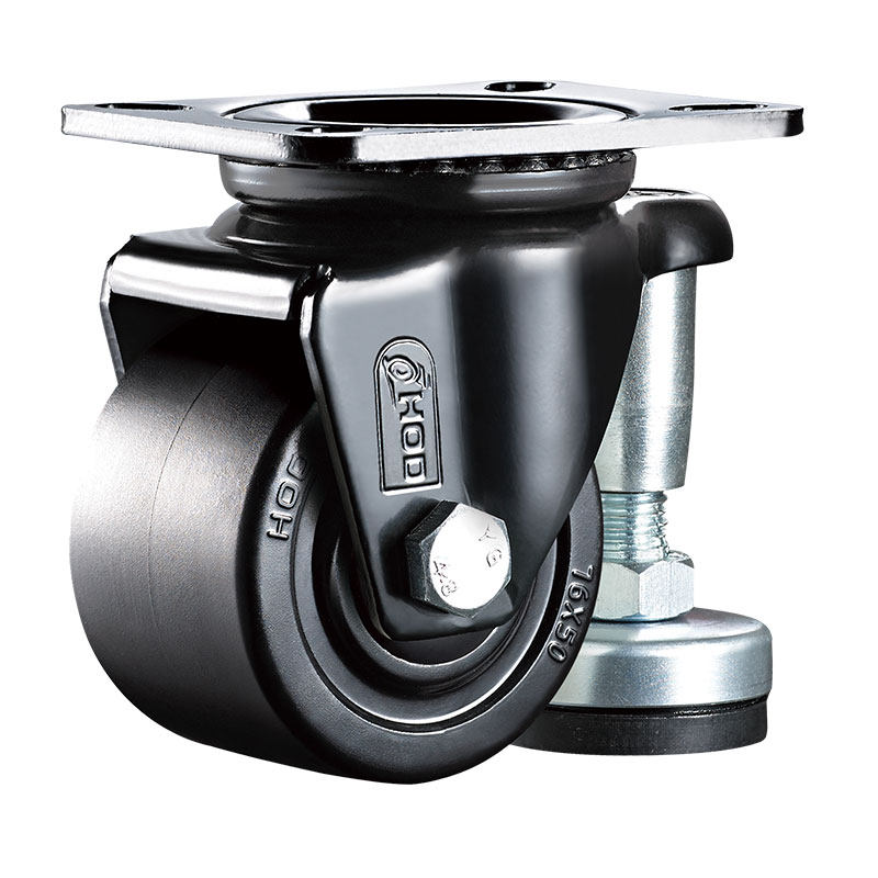 重型重心水平调节脚轮工业万向刹车车轮家具脚轮