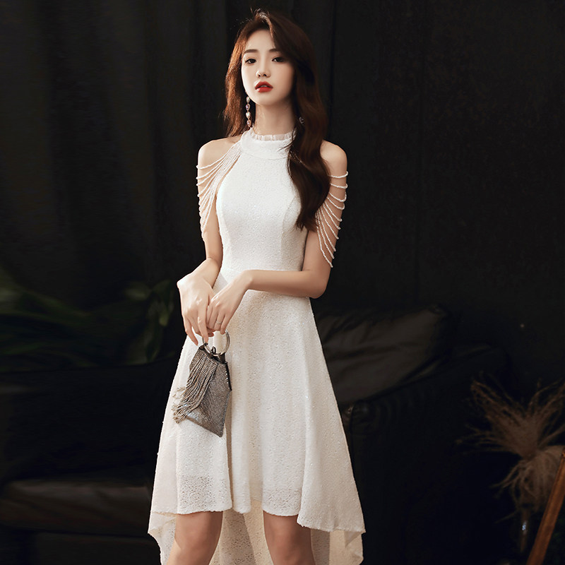 流苏晚礼服2020新款气质宴会名媛聚会生日日洋礼服