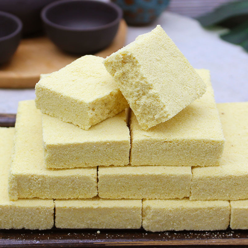 一斤东北老式冰豆零食绿豆糕绿豆饼传统糕点传统糕点