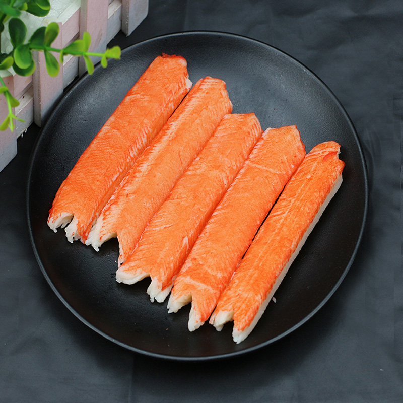 火锅蟹肉蟹柳寿司配菜即食蟹棒大连情口1000克蟹棒