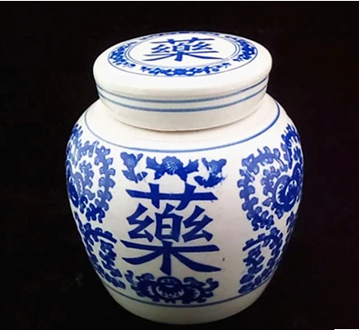 定做景德镇陶瓷陶瓷中药药罐密封罐中药粉储藏罐膏方密封罐