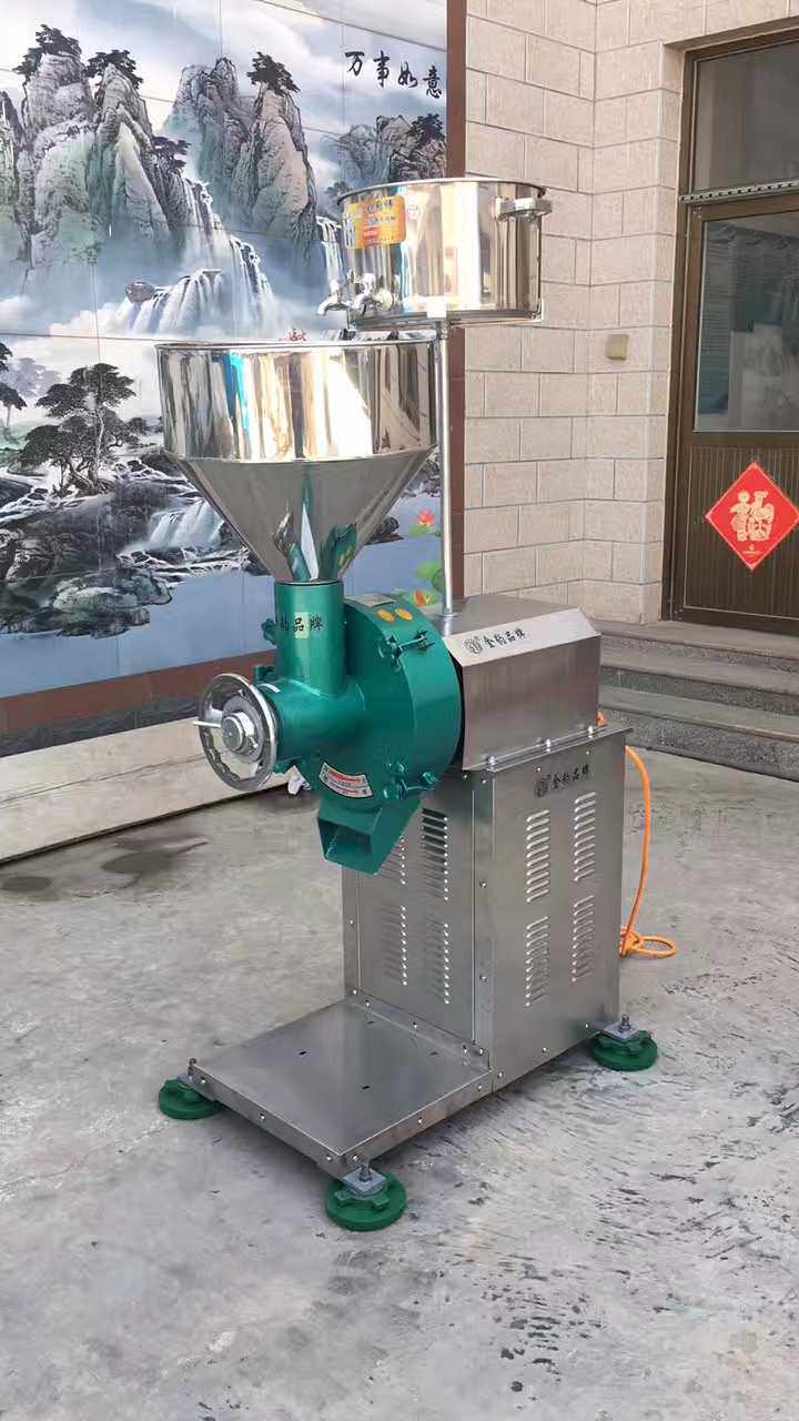 商用金豹精品砂轮磨浆机米浆米粉机豆浆机75千电机商用豆浆机