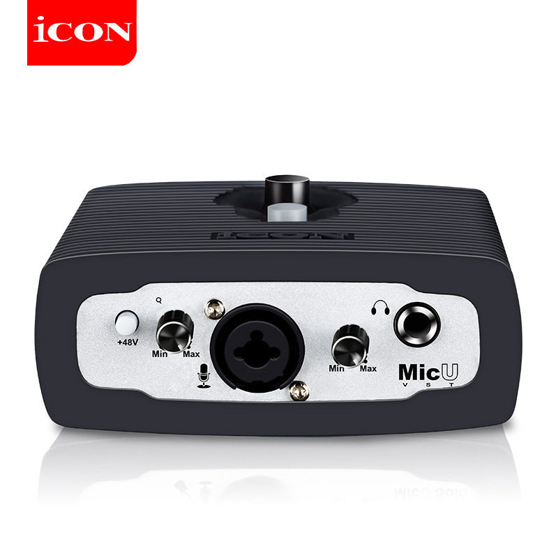 艾肯iconmicu外置声卡套装台式机笔记本电脑歌喊录音声卡