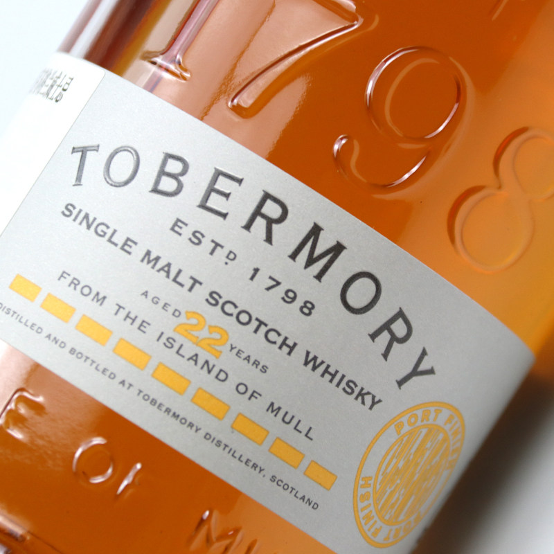 托本莫瑞22年波特桶 单一麦芽苏格兰威士忌 洋酒进口行货700ml