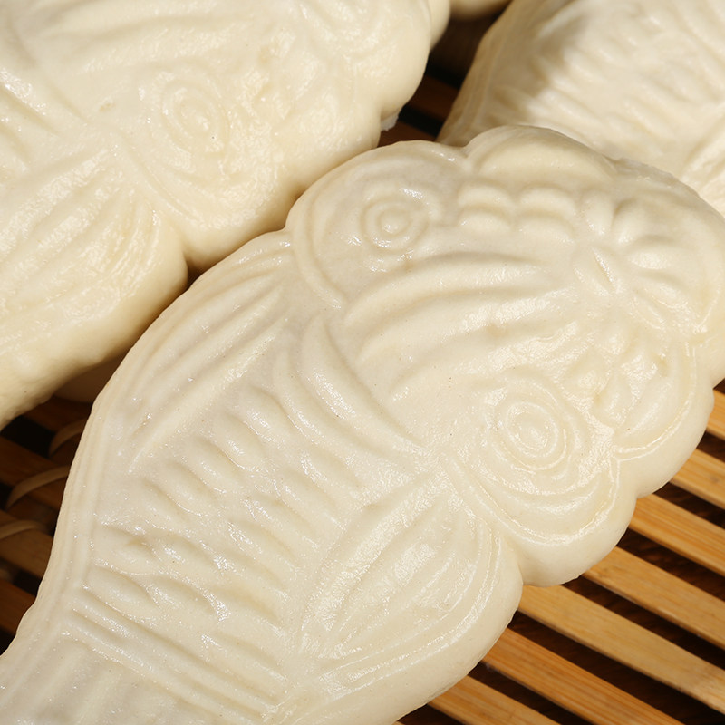 金如愿手工馒头老面饽饽鱼花鱼小面手儿老鱼儿包点