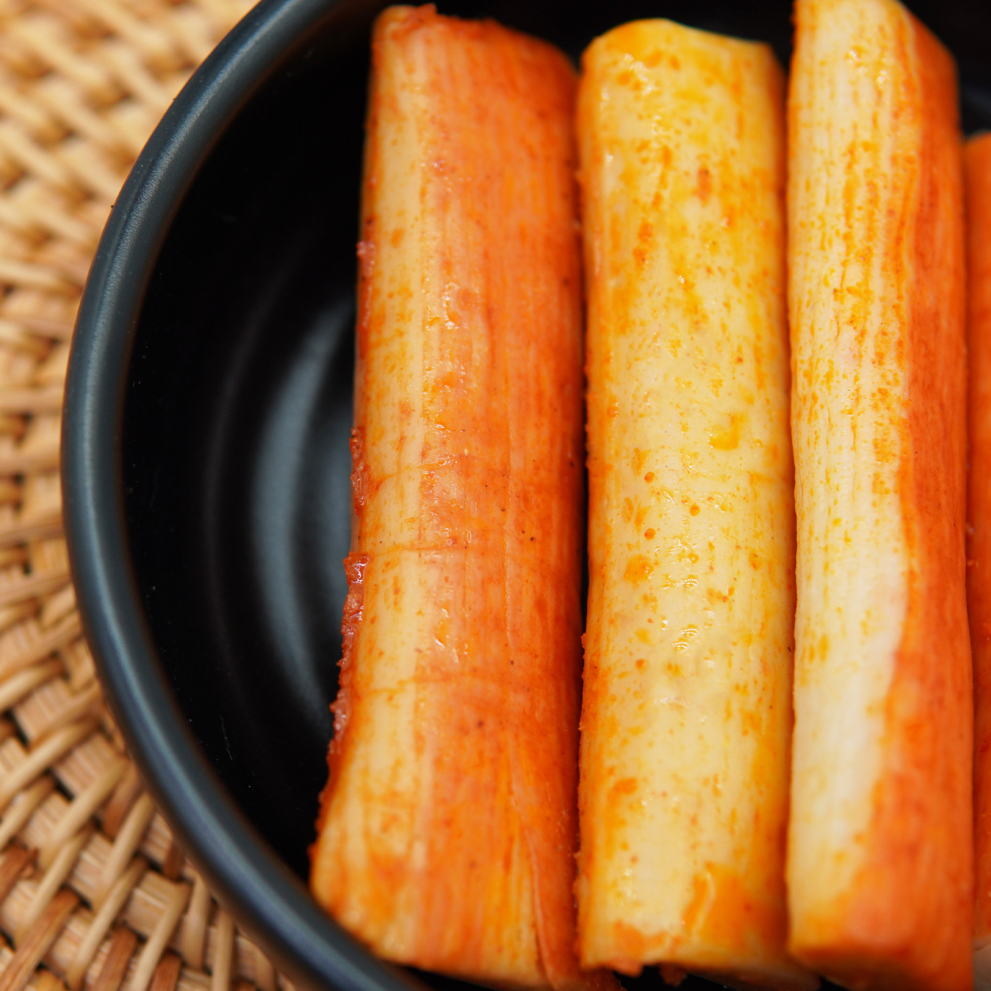 力诚手撕仿蟹柳500g即食香辣原味海鲜火锅料理蟹系列