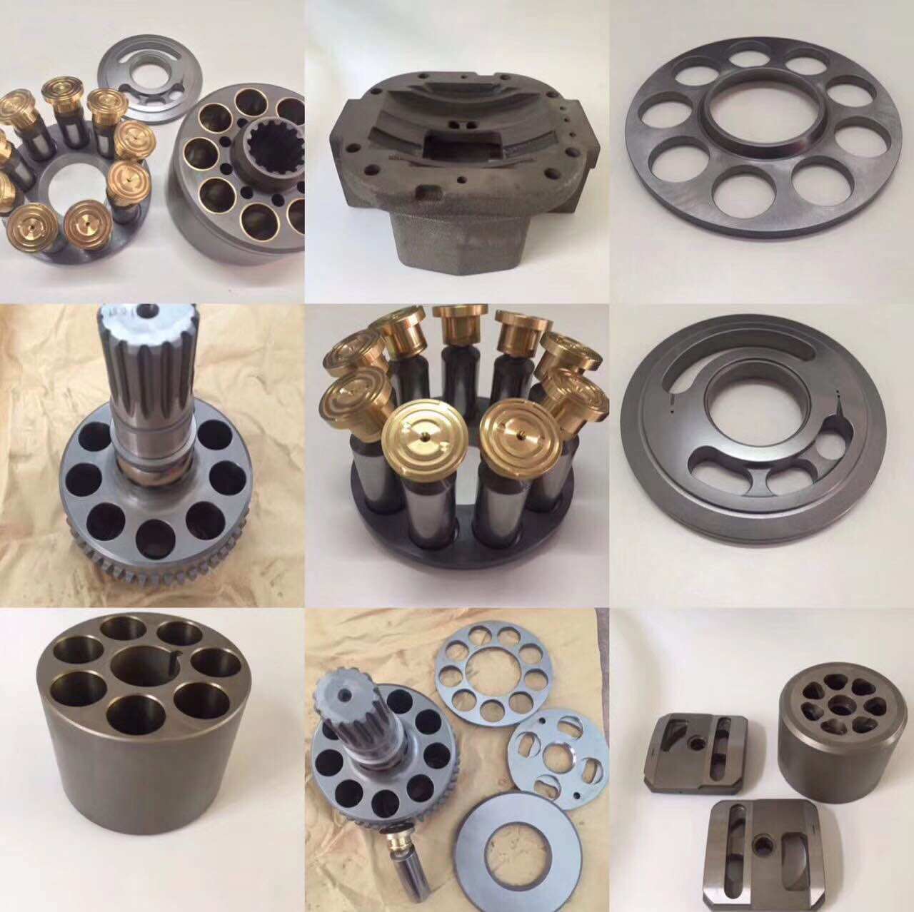 挖掘机液压泵配件柱塞泵回转马达行走泵液压泵胆小松液压配件总成