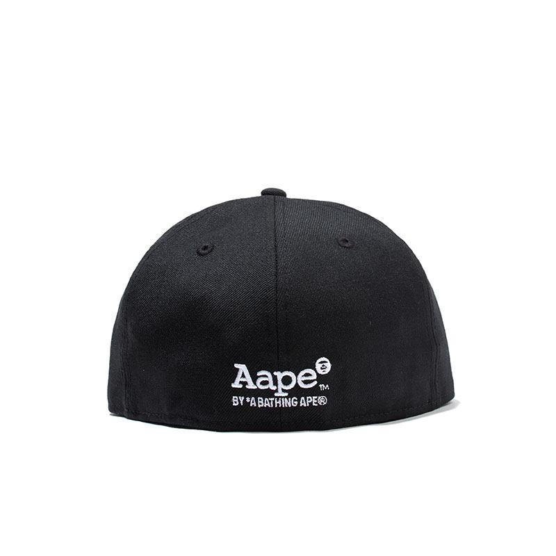 aape男装秋冬迷彩newera反光标签猿颜印花平沿帽棒球帽4001xa9