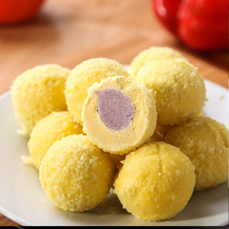 千味央厨香芋地瓜丸400g油炸食材红薯冷冻调理食品 包邮商用