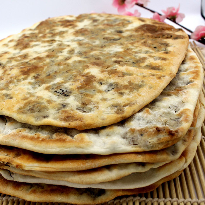 梅干菜扣肉大饼安徽黄山特产锅盔吊炉烧饼缙云烧饼好吃的美食小吃