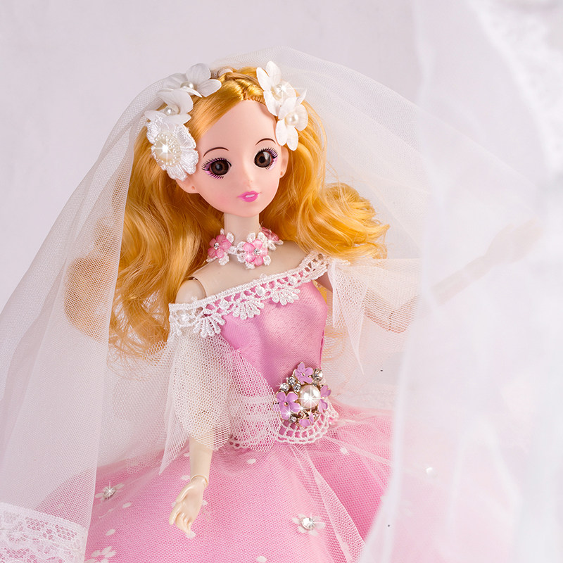 限时半价仙仙芭比娃娃梦幻粉色儿童玩具女孩公主洋娃娃娃娃