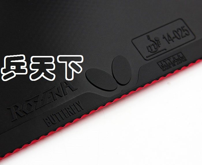 蝴蝶罗泽娜纳rozena14025乒乓球球拍内能涩性胶皮反胶乒乓套胶