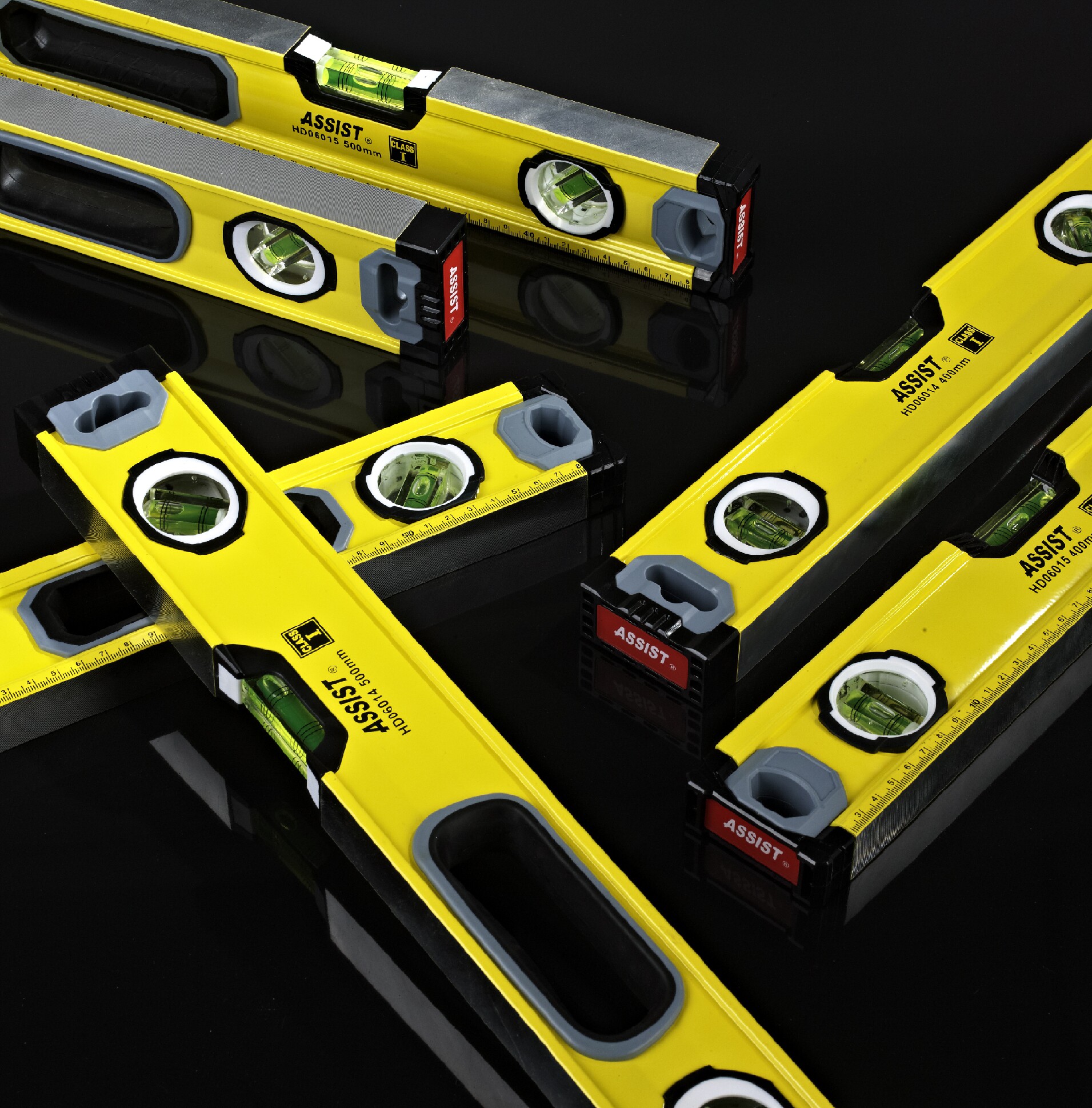 宏迪assist高精度磁吸水平尺带刻度迷你装修家用靠尺满就送