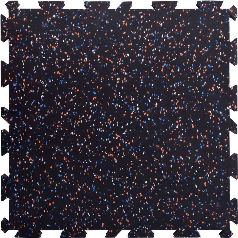 环保健身房橡胶地垫家用哑铃减震隔声力量区缓冲运动地板拼接地垫