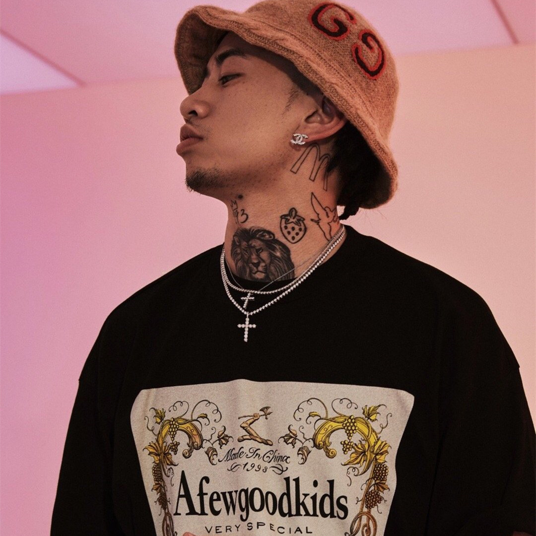 嘻哈absambush马思唯同十字架项链锆石吊坠男女潮流项链