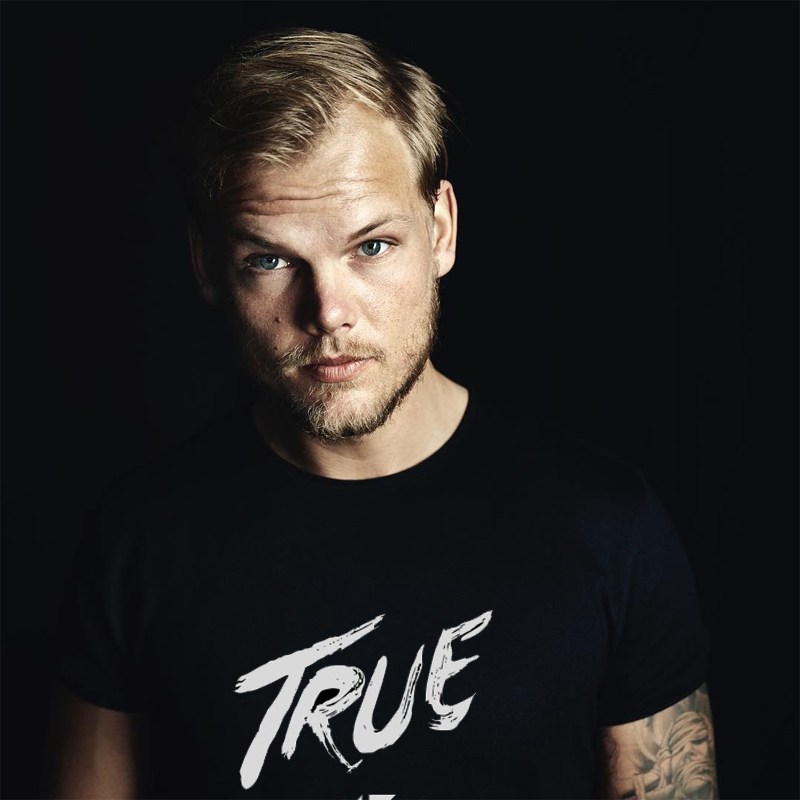 百大dj瑞典神艾维奇同款aviciitrue纪念短袖恤男t恤印制