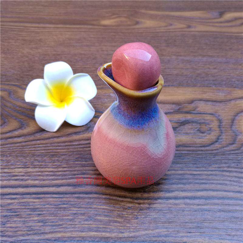 精油香薰美容院陶瓷油瓶spa油壶spa碟碗美容化妆