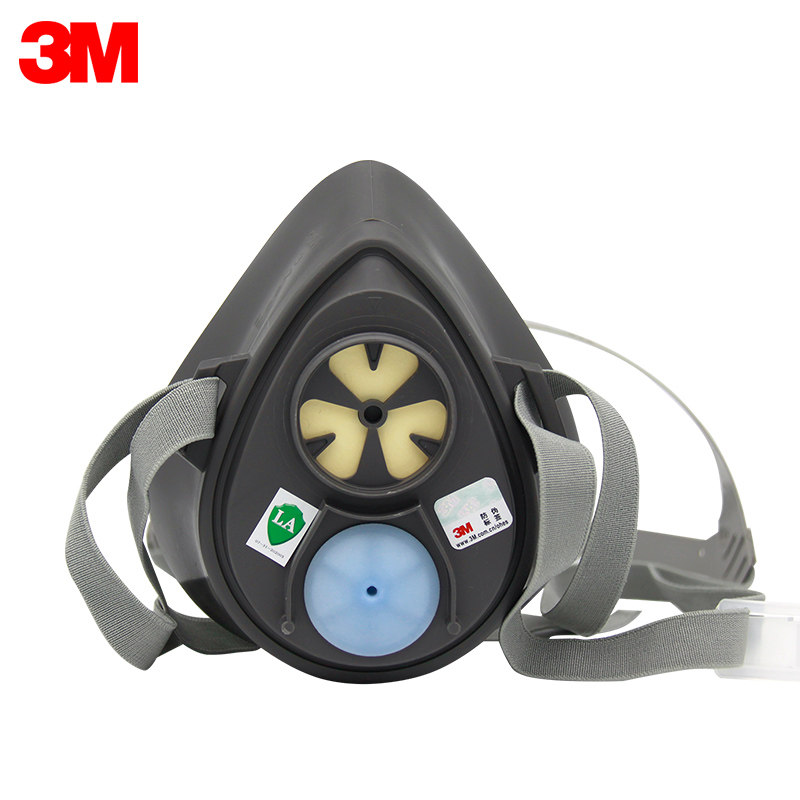防尘3m3200口罩工业粉尘打磨装修煤矿透气面罩口罩