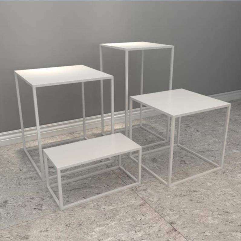 花店橱窗展示架2019长方形装修展示台店铺鲜花移动式货架创意复古