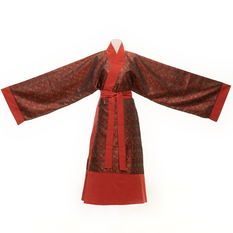 怀谷居汉服锦宴马王堆直裾袍复原民族风传统定制正规秋冬女款